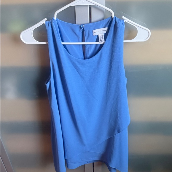 Susan Graver Tops - Susan Graver Vibrant Blue Tank Top
